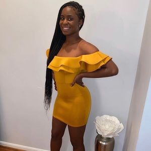 Fashion nova stay the night off shoulder dress